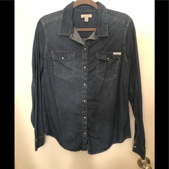 Denim button down - Picture 1 of 3